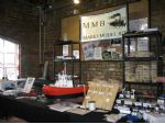 On the Marks Model Bits stand were their brand new USS Dallas nuclear submarine hull mouldings with hatch marking and exterior hull detail. It is 53 inches long and retails at £150. Their popular harbour tug with steerable Kort nozzles retails at £125.